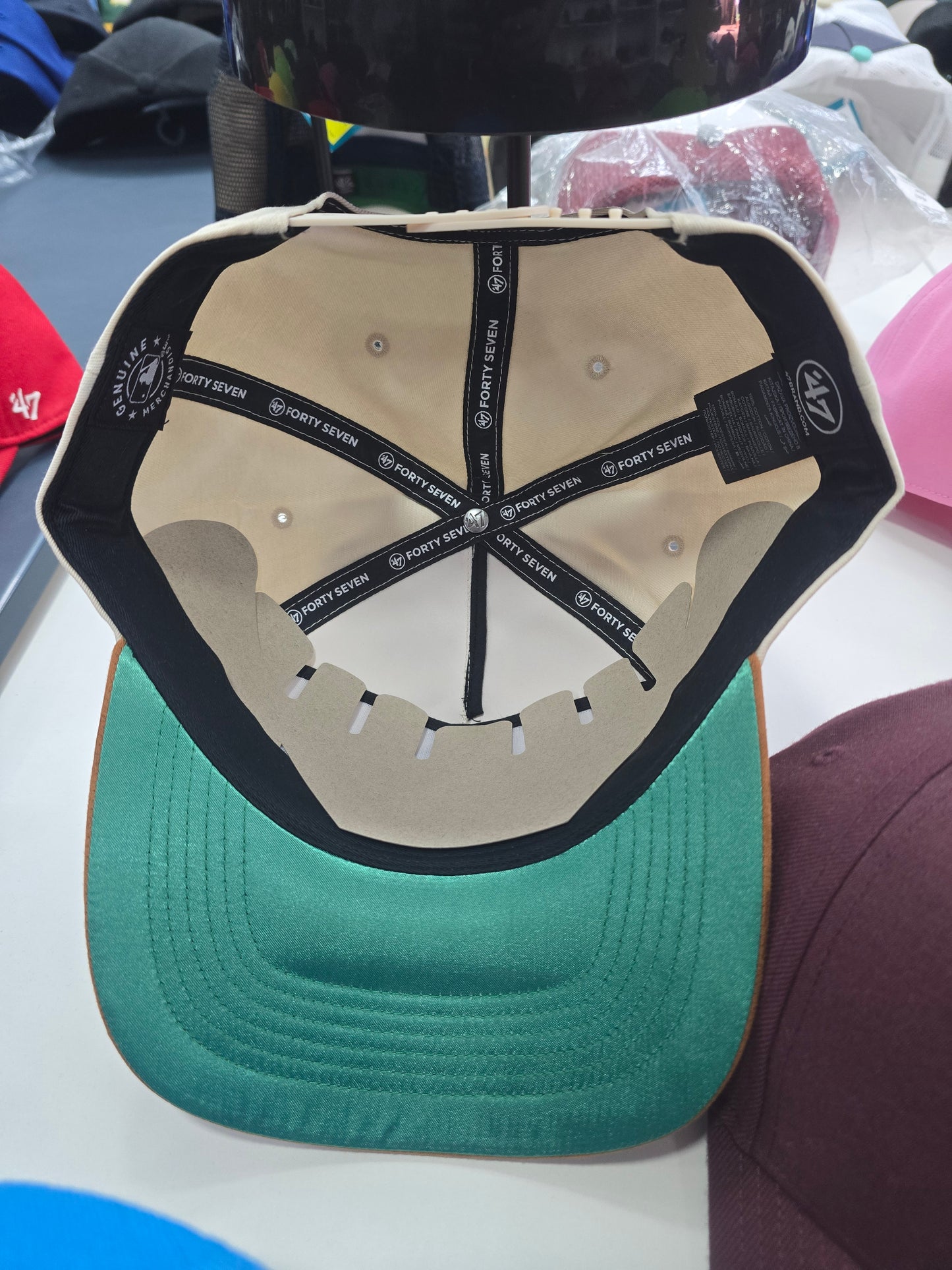 Gorra hitch '47 philadelphia phillies natural bicolor semicurva
