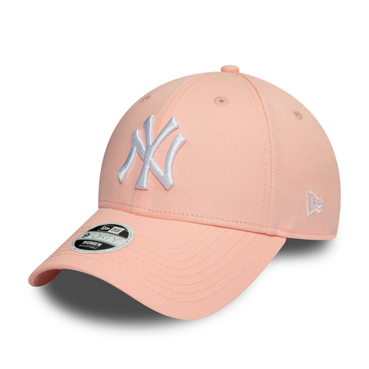 Essential new york yankees mujer rosa logo blanco 9forty adjustable