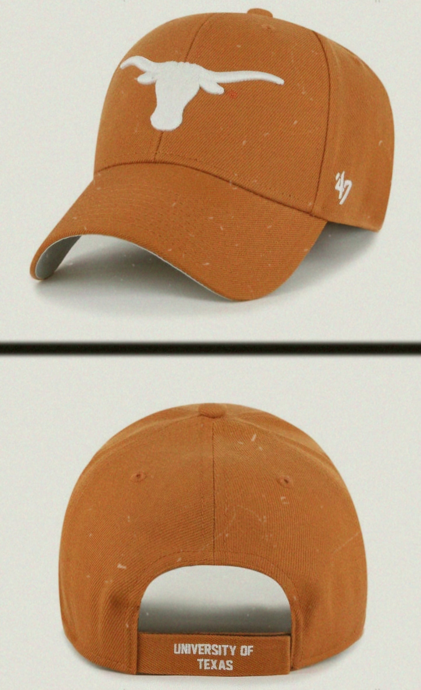 Gorra marrón anaranjado Texas Longhorns NCAA 47' mvp strapback