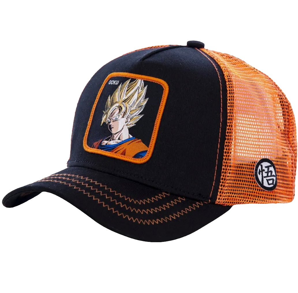 Gorra negra y naranja Goku super saiyan GO3 – Dragon Ball – Capslab