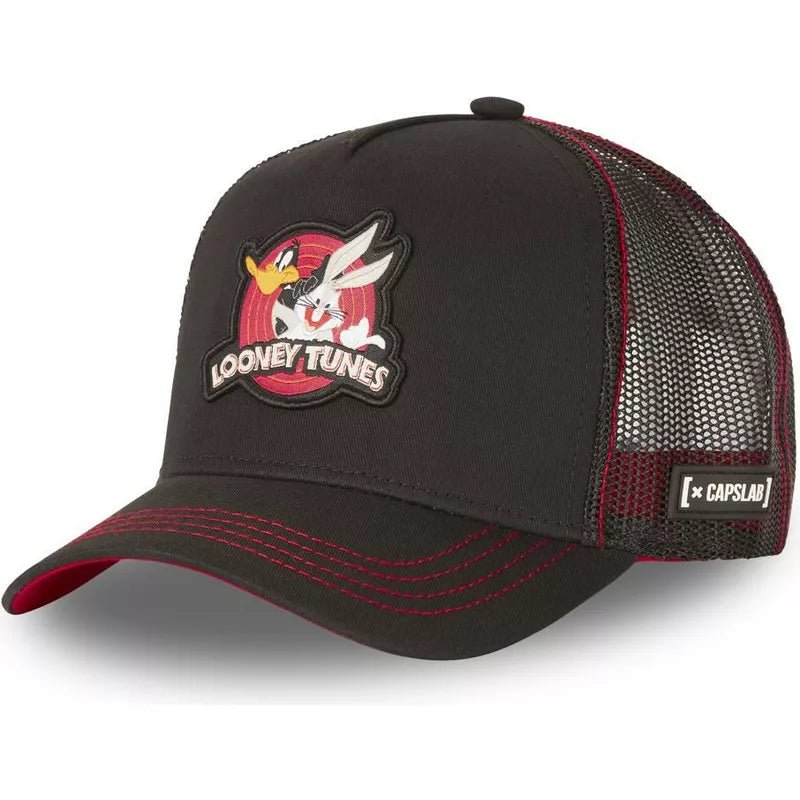 bugs bunny & pato lucas trucker negra LO1 visera curva - intershopgc - Tienda de gorras online - Maspalomas
