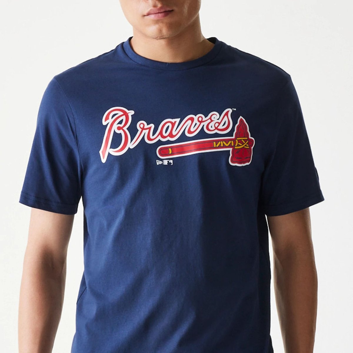 Camiseta New Era Atlanta Braves MLB azul marino - Mundogorrasgc