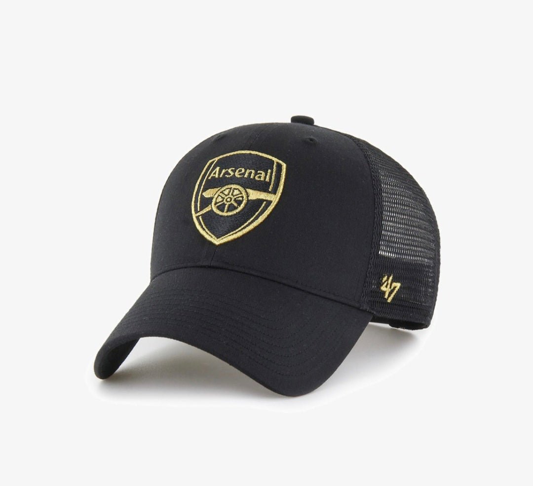 Gorra ’47 Brand MVP Trucker Arsenal FC negra y dorada - intershopgc - Tienda de gorras online - Maspalomas
