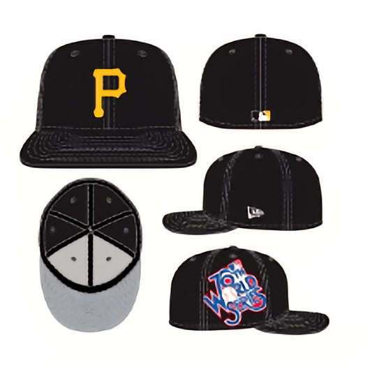 Gorra 59fifty Pirates negra World Series 76 parche - Mundogorrasgc