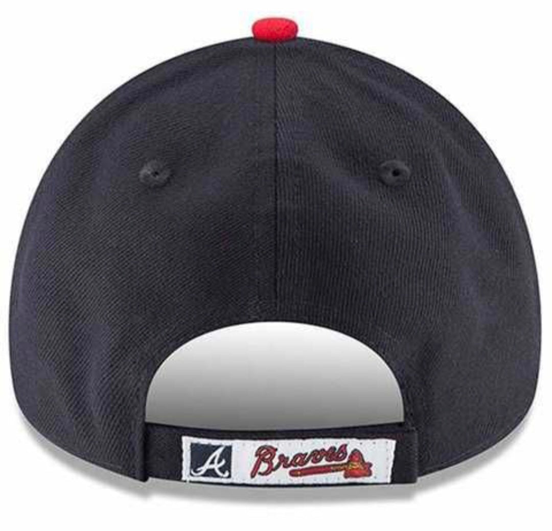 Gorra Atlanta Braves 9FORTY Adjustable azul y roja - Mundogorrasgc