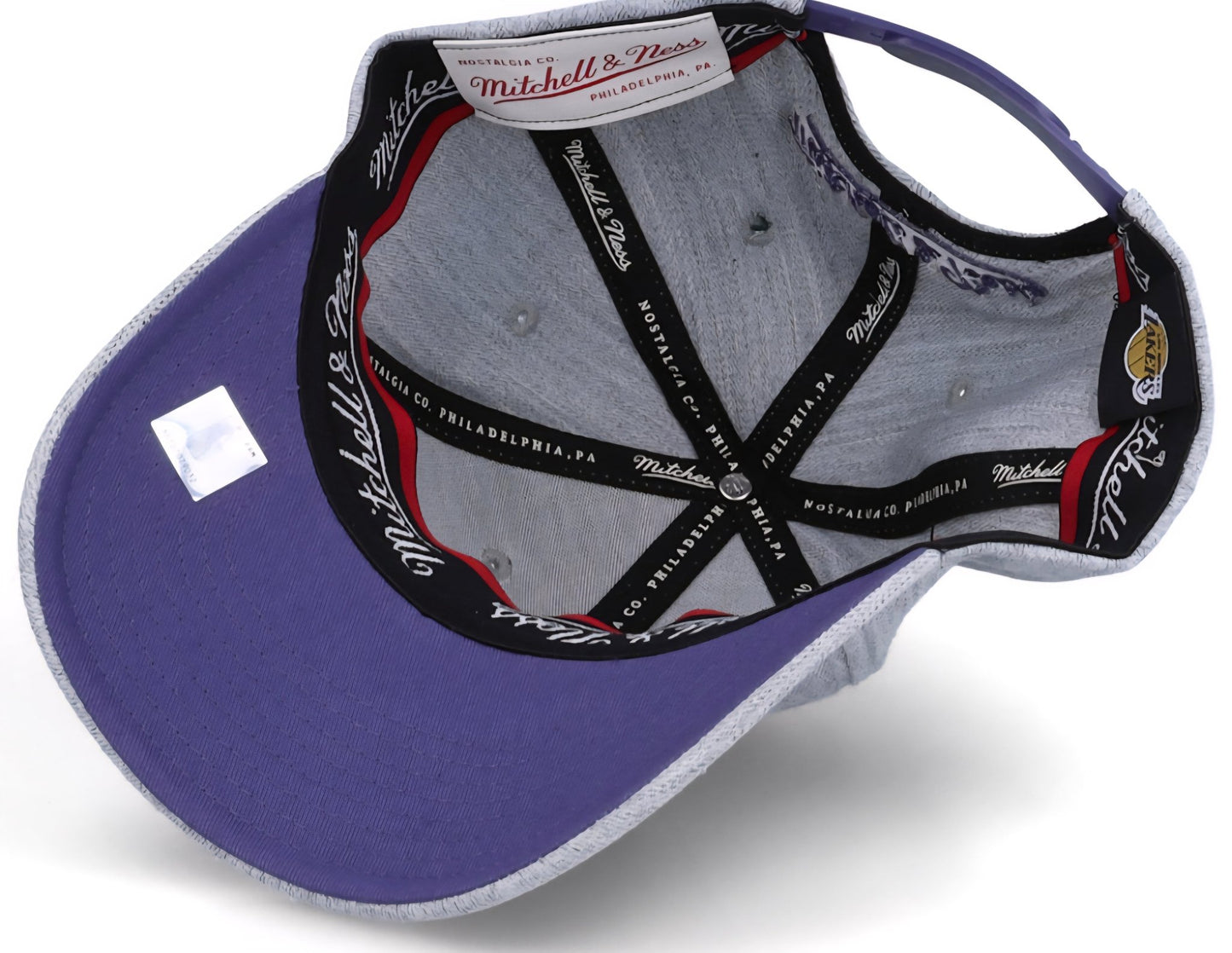 Gorra Mitchell & Ness Los Angeles Lakers – Gris Jaspeado - intershopgc - Tienda de gorras online - Maspalomas