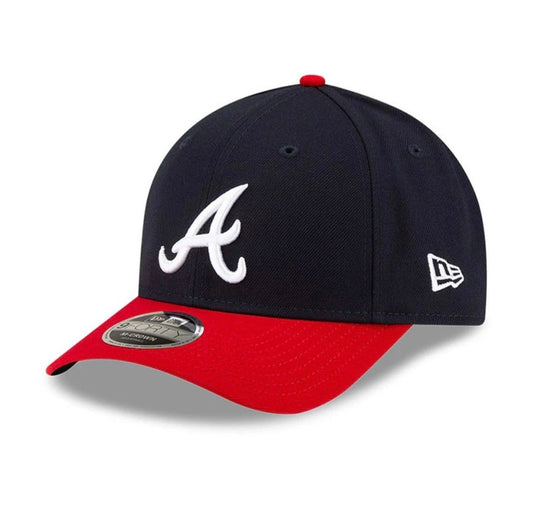 Gorra New Era 9FORTY M - Crown Atlanta Braves – Azul Marino y rojo - intershopgc - Tienda de gorras en gran canaria