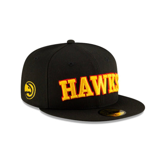Gorra New Era Atlanta Hawks 59FIFTY negra - intershopgc