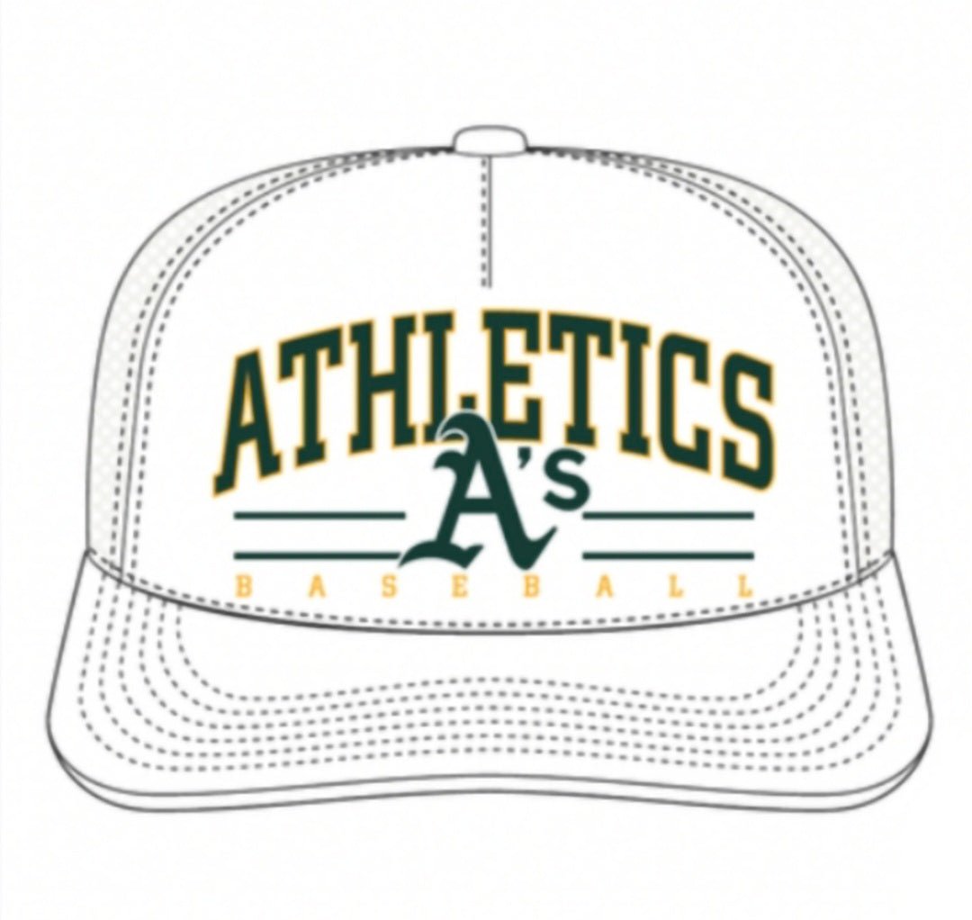 Gorra Oakland athletics Brrr Roscoe Mesh ’47 HITCH blanca - Mundogorrasgc