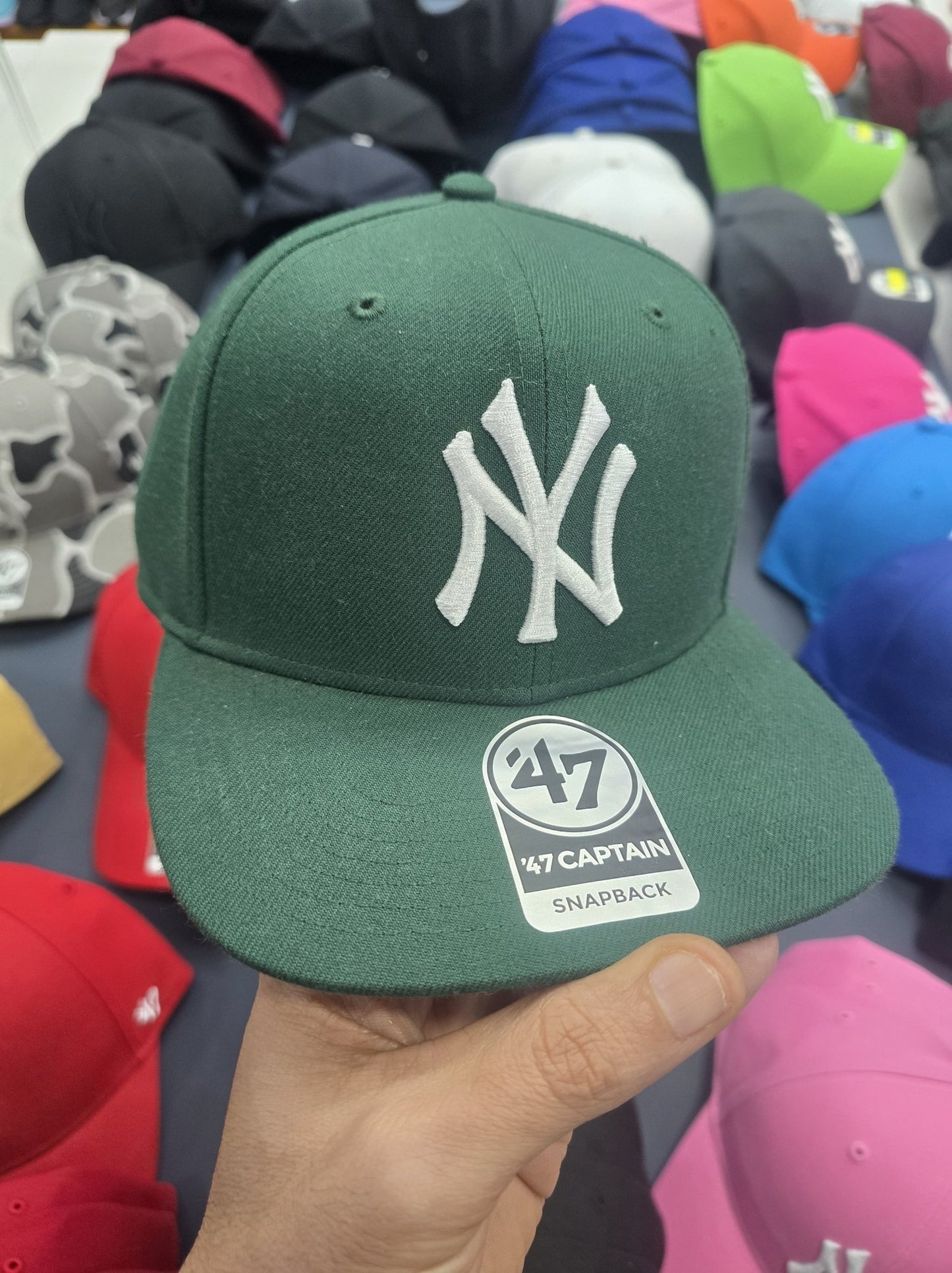 Gorra plana verde ny snapback 47' CAPTAIN - intershopgc - Tienda de gorras online - Maspalomas