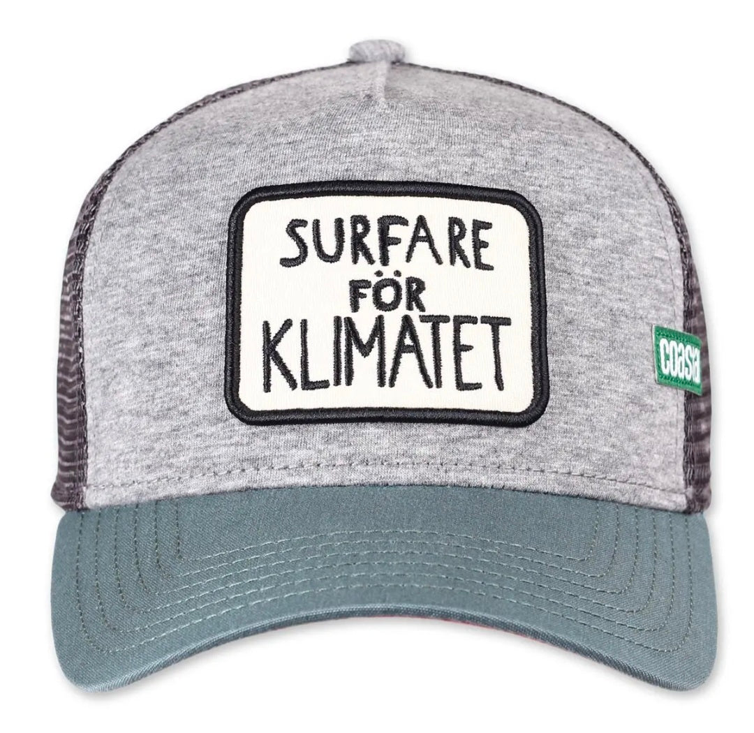 Gorra Trucker Coastal Gris – Surfeando por el Clima - intershopgc caps