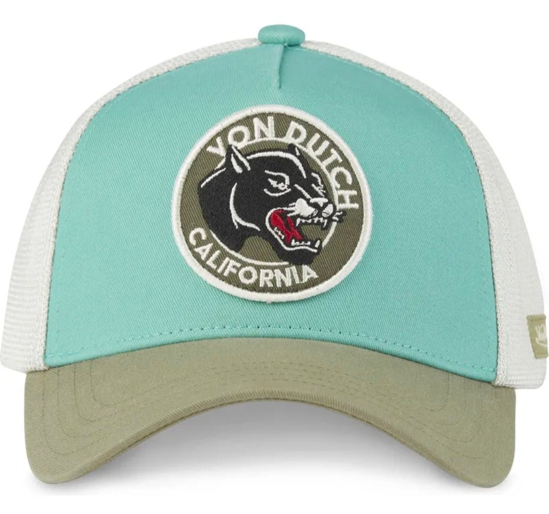 Gorra Trucker Von Dutch WILD04 – Azul y Verde - intershopgc - Tienda de gorras online - Maspalomas