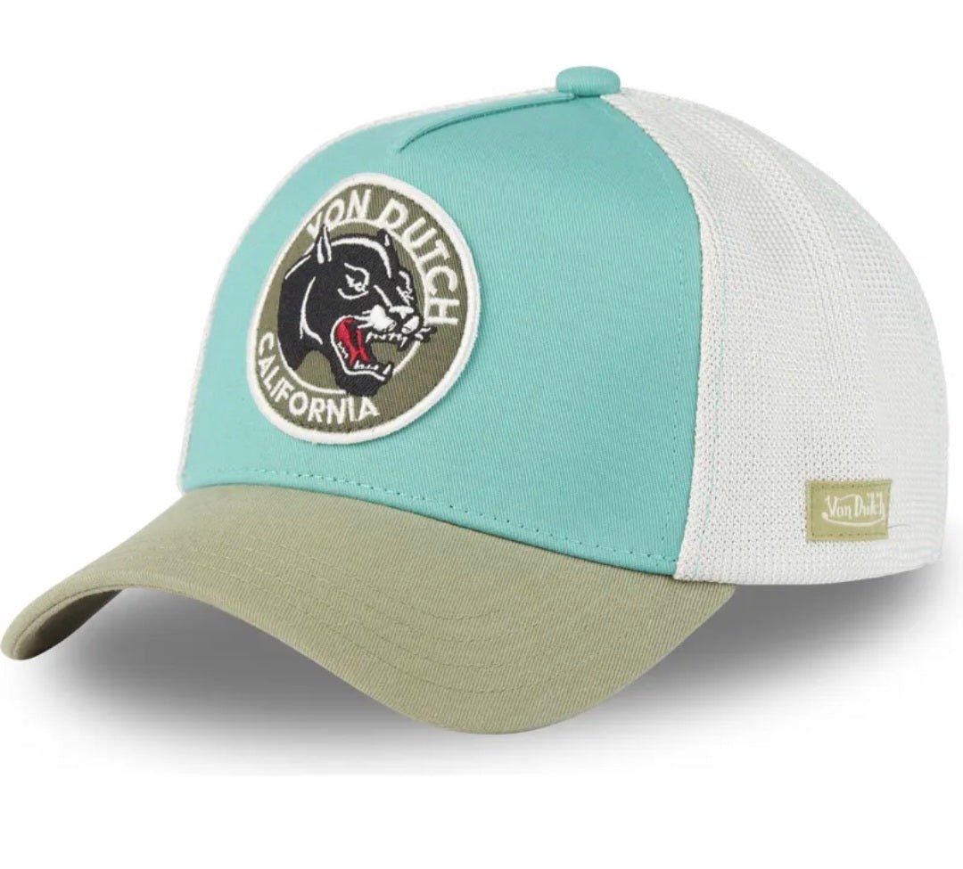 Gorra Trucker Von Dutch WILD04 – Azul y Verde - intershopgc - Tienda de gorras online - Maspalomas