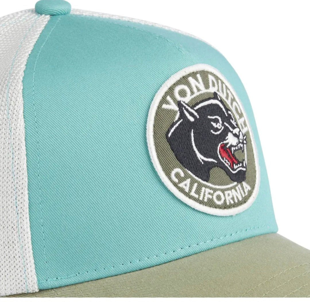 Gorra Trucker Von Dutch WILD04 – Azul y Verde - intershopgc - Tienda de gorras online - Maspalomas