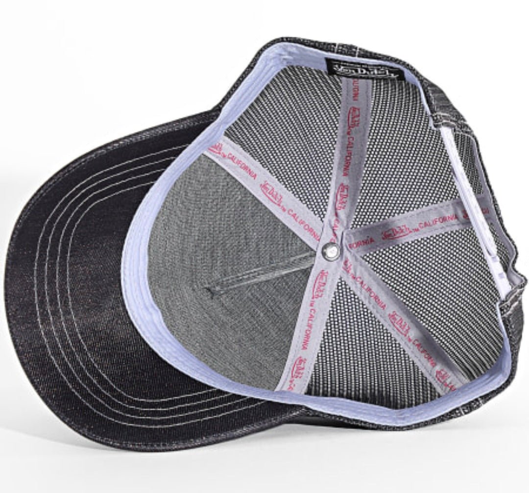 Gorra Von dutch glitter negra y rosa VD/2/CB/GLIT/PU - intershopgc - Tienda de gorras online - Maspalomas