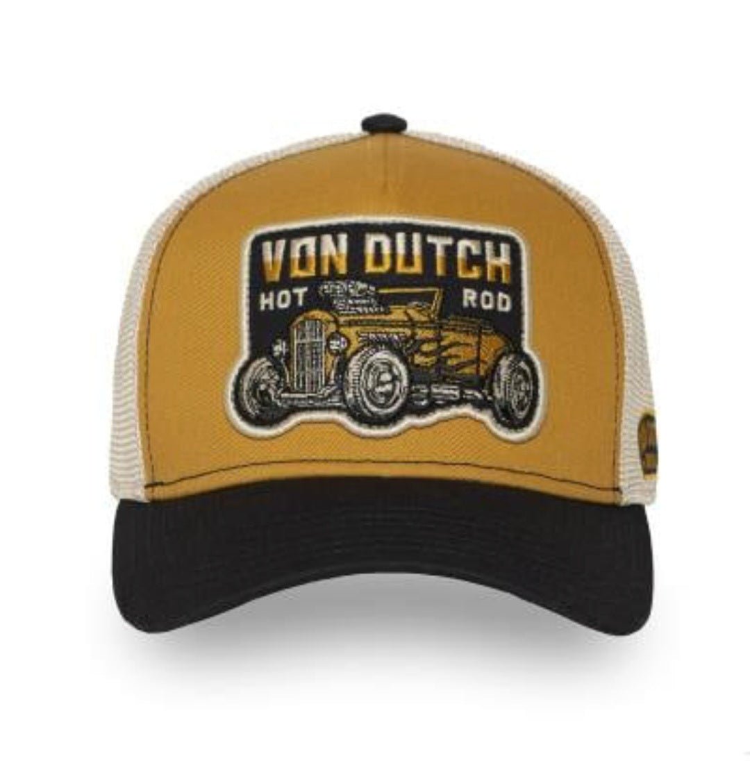 Gorra Von Dutch retro amarilla y Negra SEM01 - intershopgc - intershopgc - Tienda de gorras online - Maspalomas