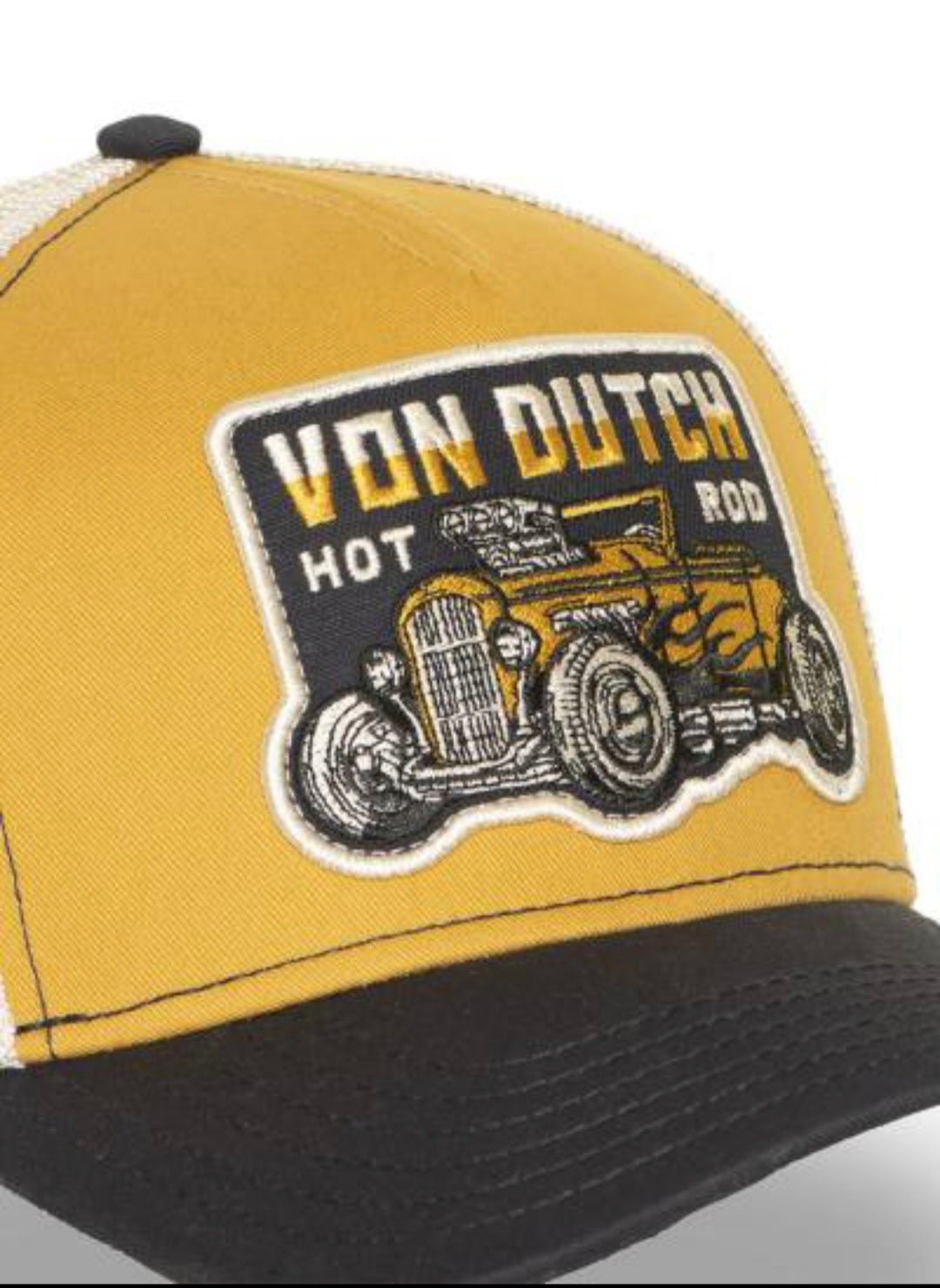 Gorra Von Dutch retro amarilla y Negra SEM01 - intershopgc - intershopgc - Tienda de gorras online - Maspalomas