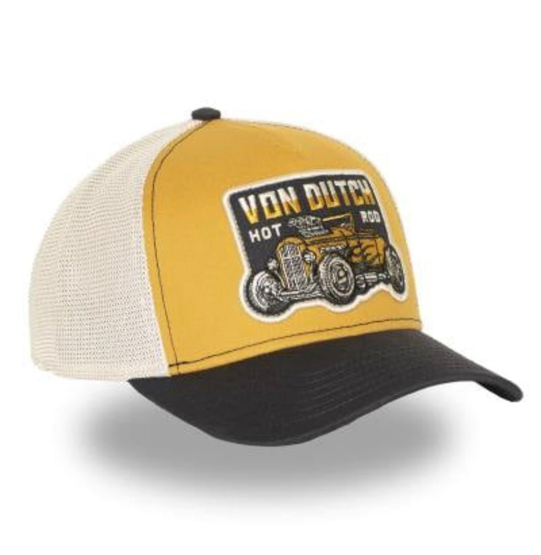 Gorra Von Dutch retro amarilla y Negra SEM01 - intershopgc - intershopgc - Tienda de gorras online - Maspalomas