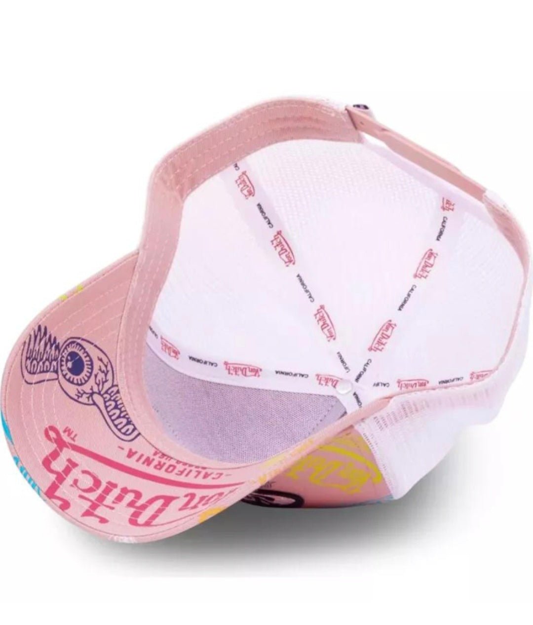 Gorra Von Dutch Trucker VD/1/CT/LE/POU – Rosa y Blanco - intershopgc - Tienda de gorras online - Maspalomas