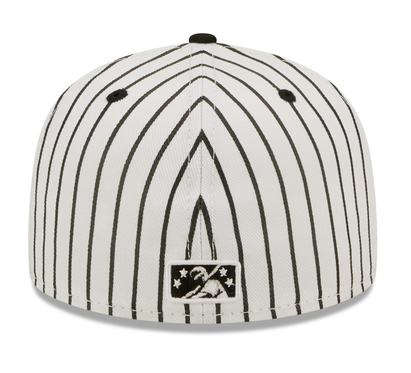 Gorra 59FIFTY Durham Bulls blanca rayada