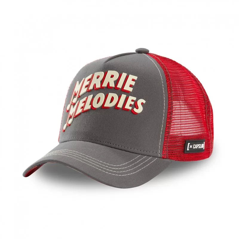 Merrie melodies trucker de capslab gris rojo ALL2 - intershopgc - Tienda de gorras online - Maspalomas