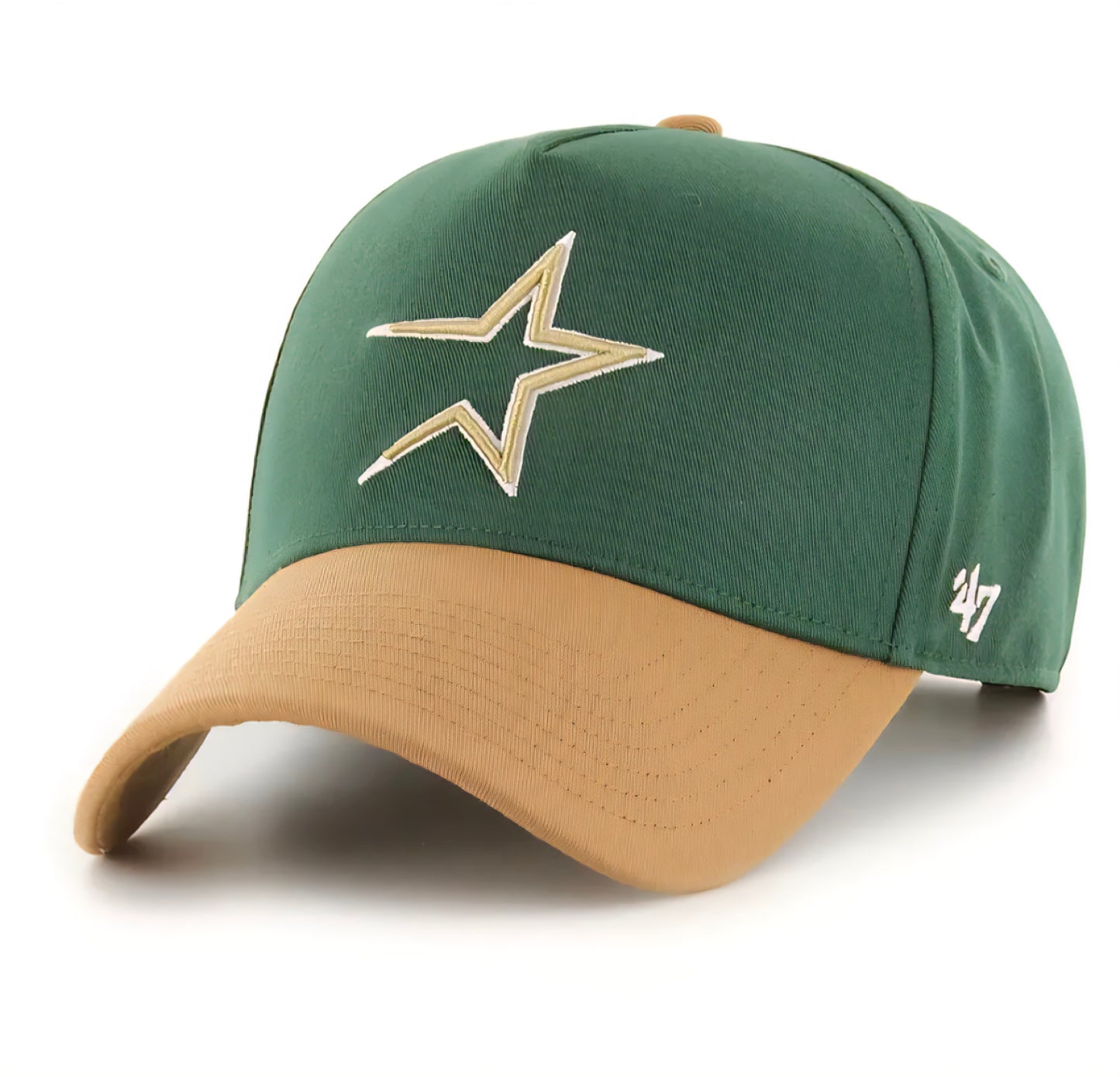 Gorra ’47 Sure Shot DT Houston Astros verde y marrón – Cooperstown 45th