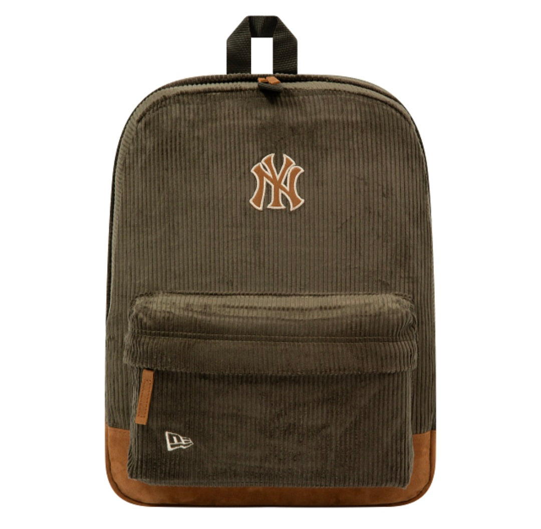 Mochila New Era yankees back to school corduroy verde khaki – intershopgc