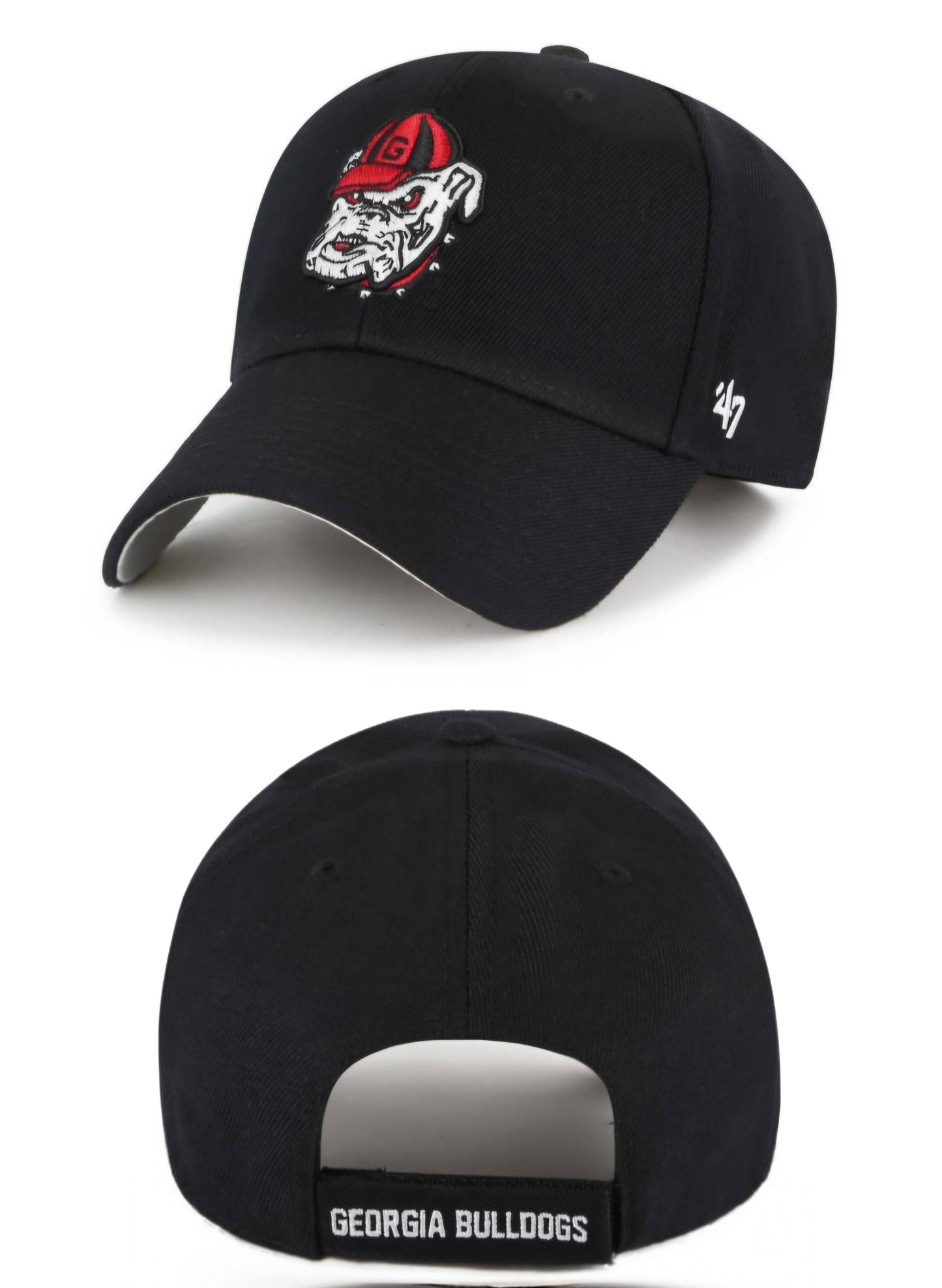 Gorra negra Georgia Bulldogs 47 mvp strapback cap