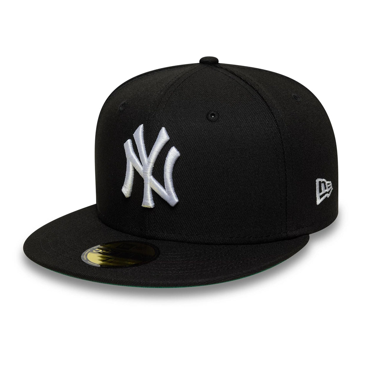 Gorra negra 59fifty new era negro/blanco