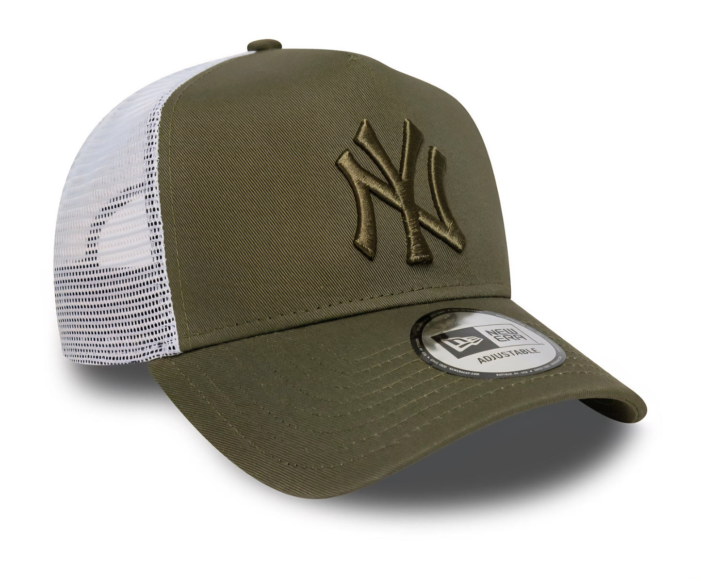Gorra New Era Yankees 9FORTY Trucker verde oliva – Estilo MLB en Gran Canaria