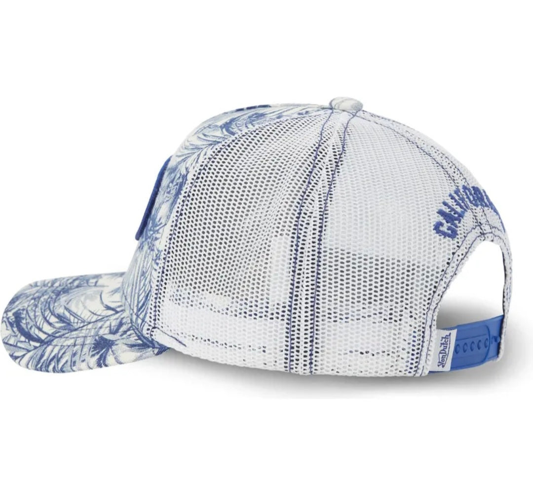 Gorra Trucker Von Dutch FLO B – Blanca y Azul
