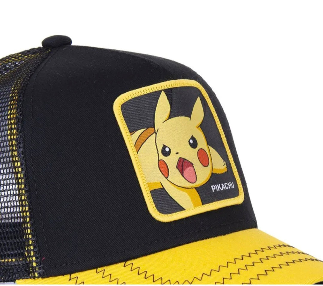 Gorra capslab pik6 Pikachu – Negra y Amarilla