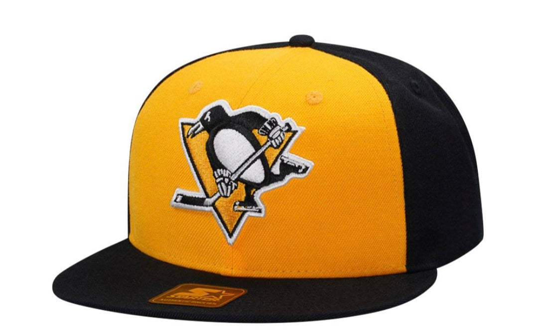 Starter Pittsburgh Penguins Snapback Amarillo/Negro