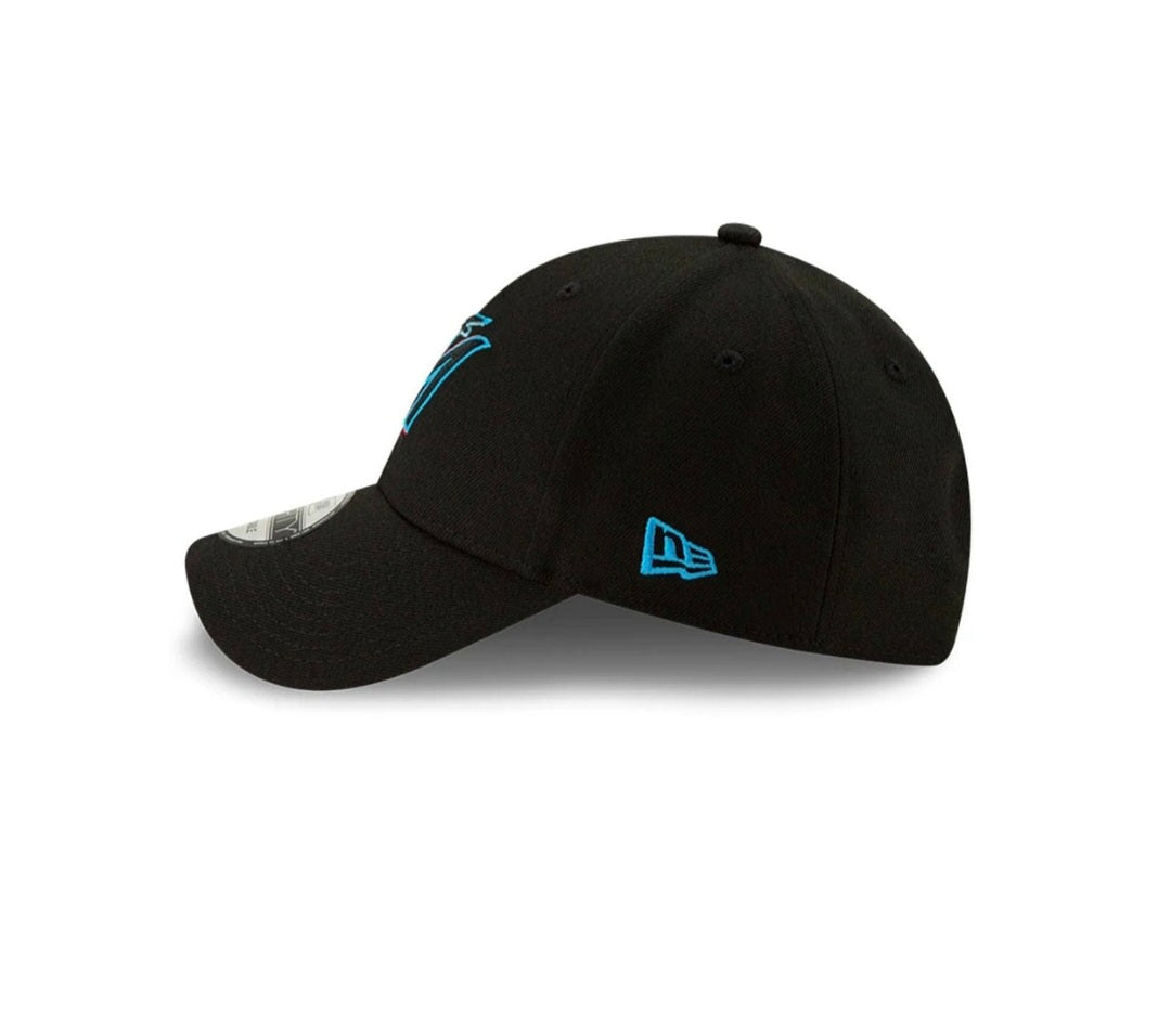 Gorra Miami Marlins 9FORTY Negra – Estilo, Pasión y Autenticidad