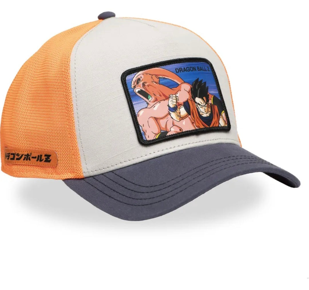 Gorra beige azul y naranja Gohan vs Majin Buu – Dragon Ball Z – Capslab