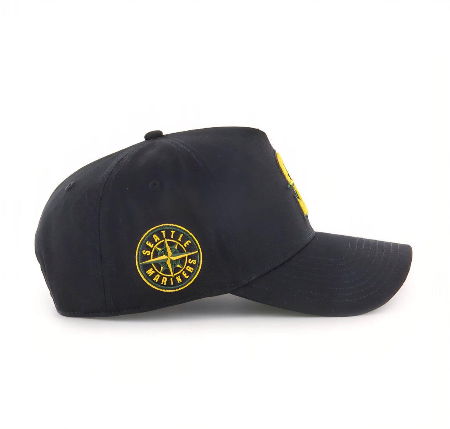 Gorra ’47 negra y amarilla neon Shot DT Seattle Mariners Cooperstown