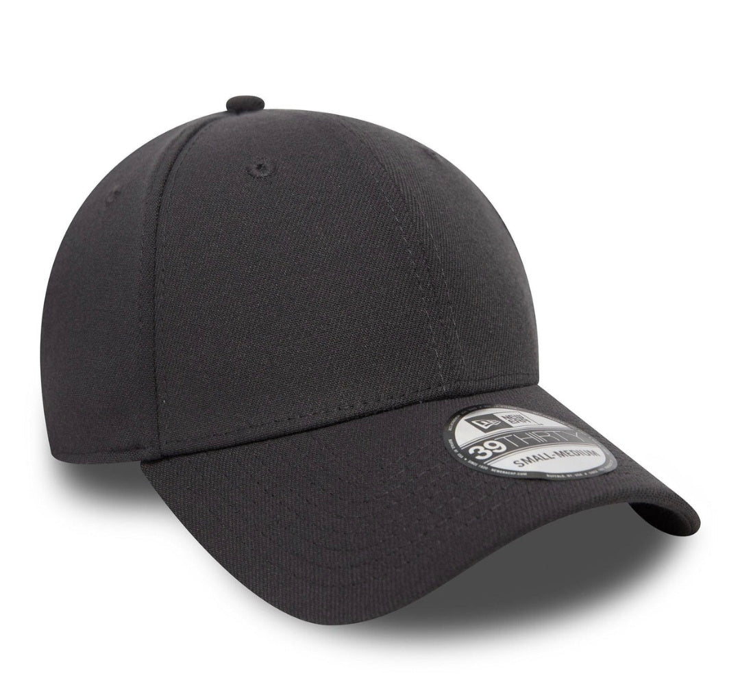 Gorra new era flag gris grafito (39THIRTY Stretch Fit) - cerrada