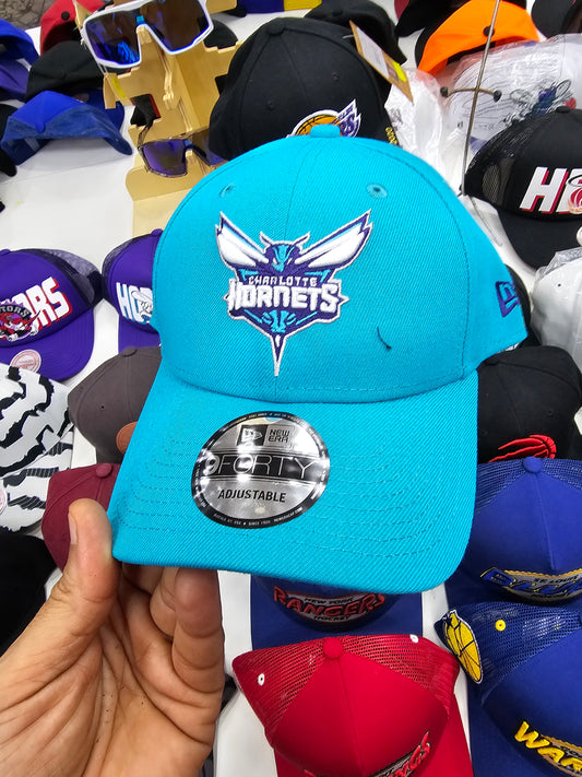 Hornets azul teal 9forty cierre con velcro