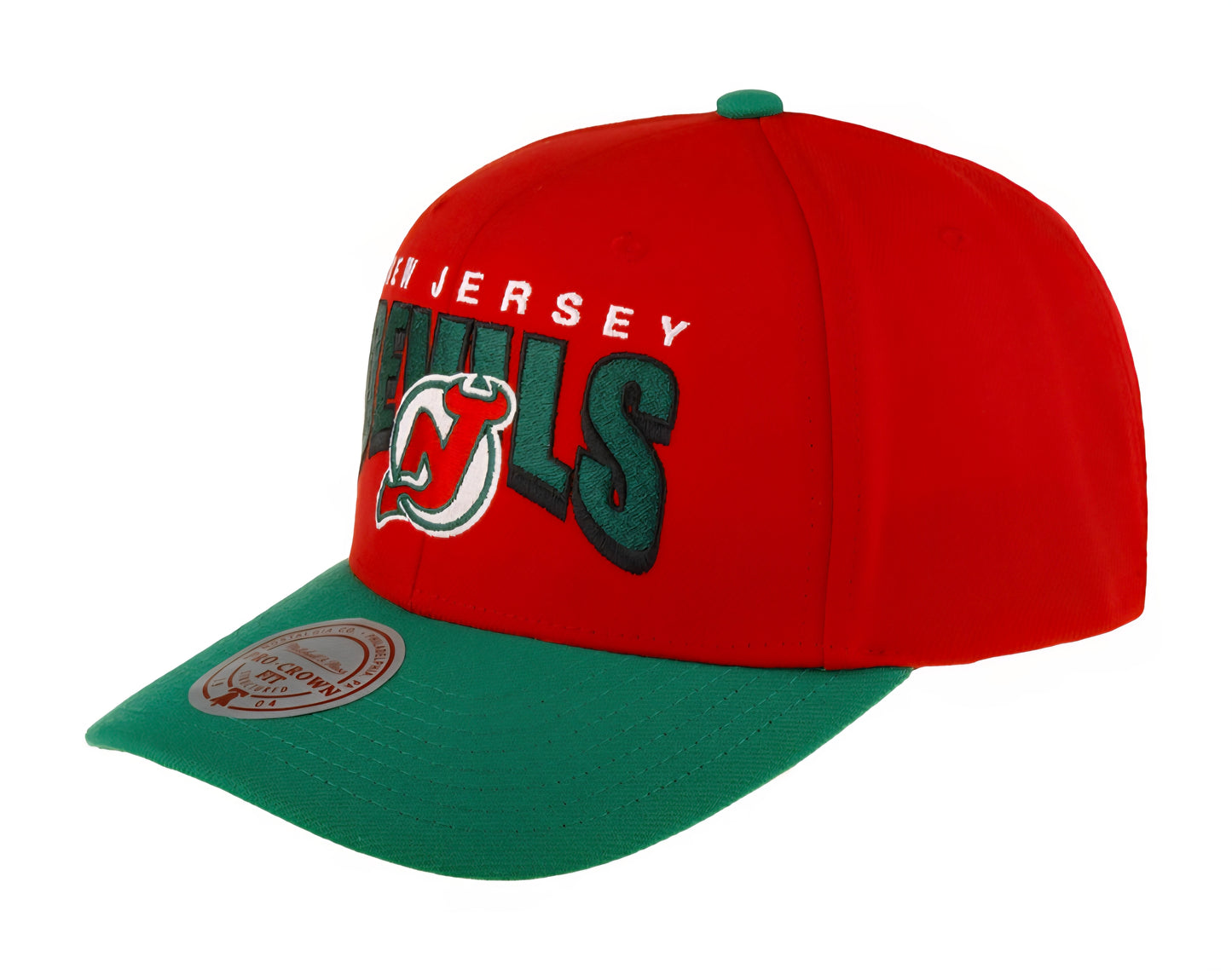 Gorra Mitchell & Ness New Jersey Devils Roja verde Vintage