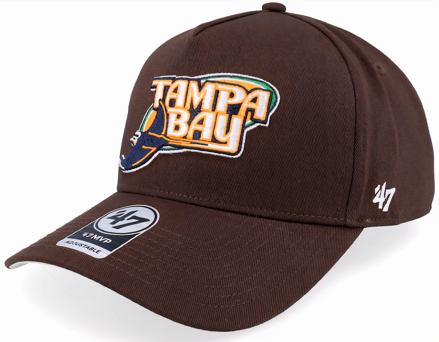 Gorra ’47 Tampa Bay Rays Marrón Chocolate Tropicana Field – Cooperstown