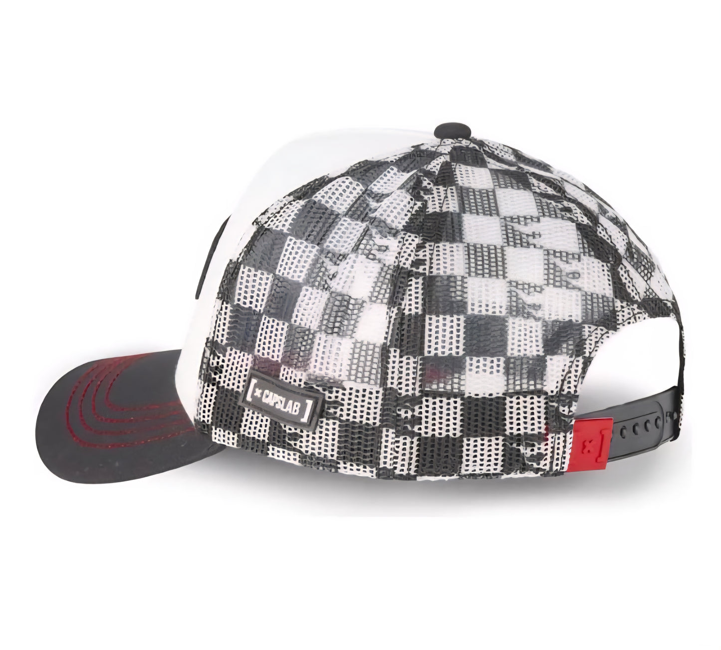 Gorra capslab Hot wheels blanca y negra CHA2