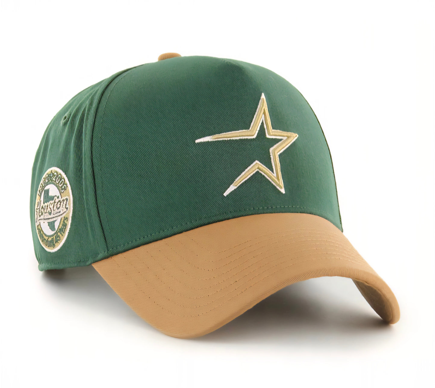 Gorra ’47 Sure Shot DT Houston Astros verde y marrón – Cooperstown 45th