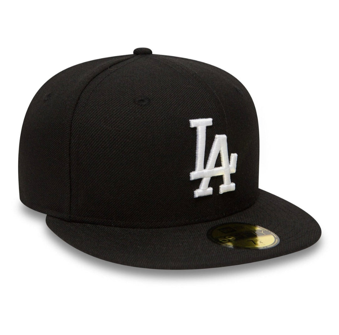 Gorra cerrada negra LA dodgers 59fifty new era