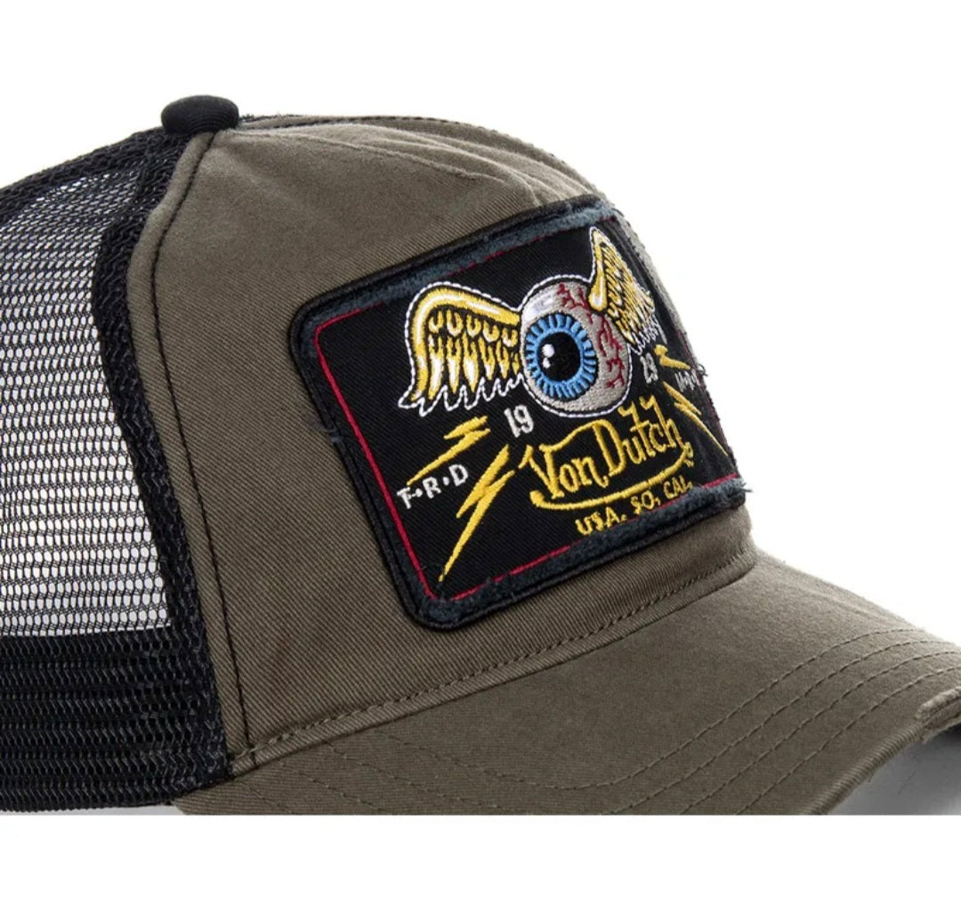 Gorra Trucker von dutch TRUCK06 – Marrón y Negra