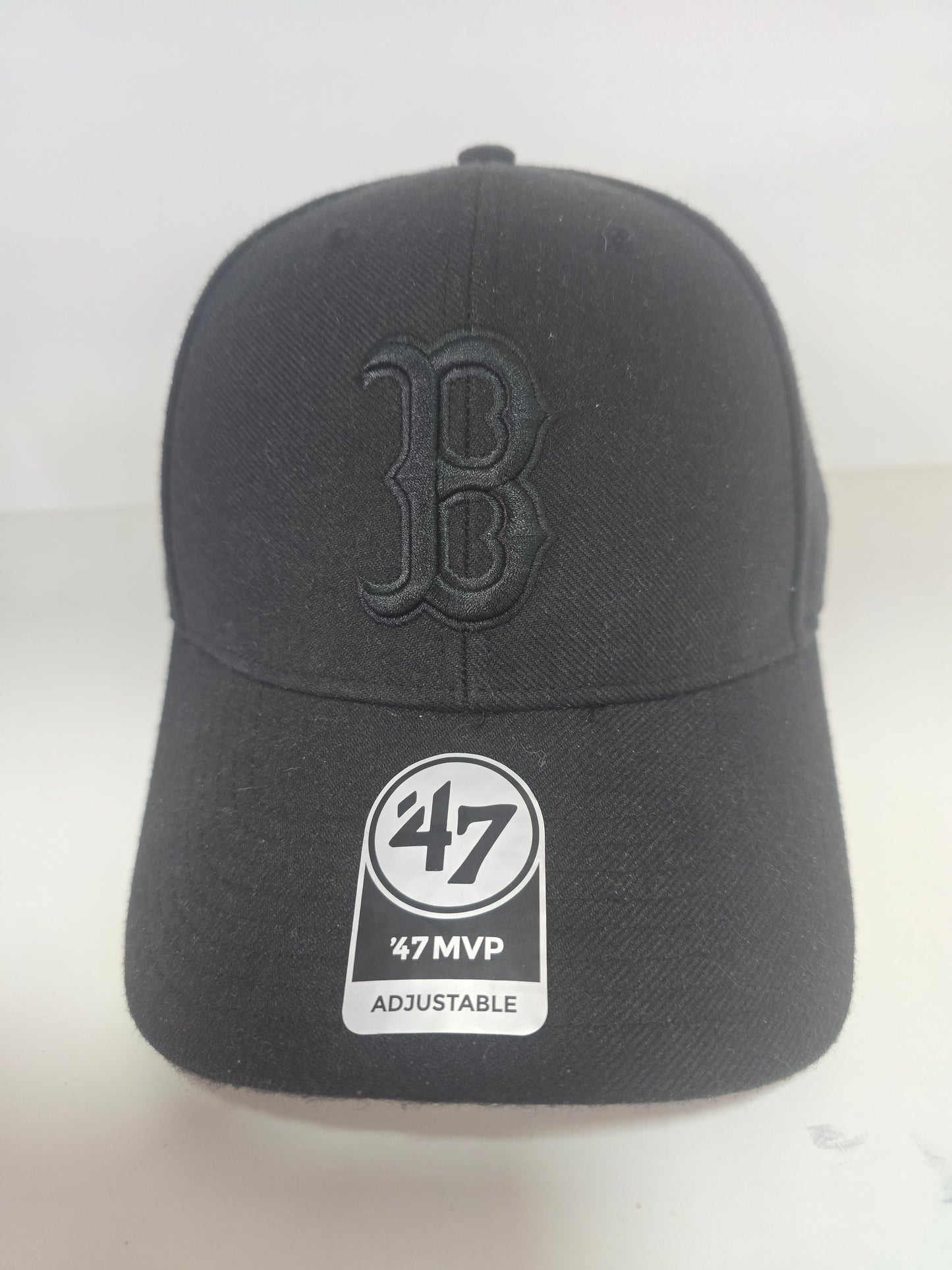Boston red sox negra / negro 47 mvp autoadherente