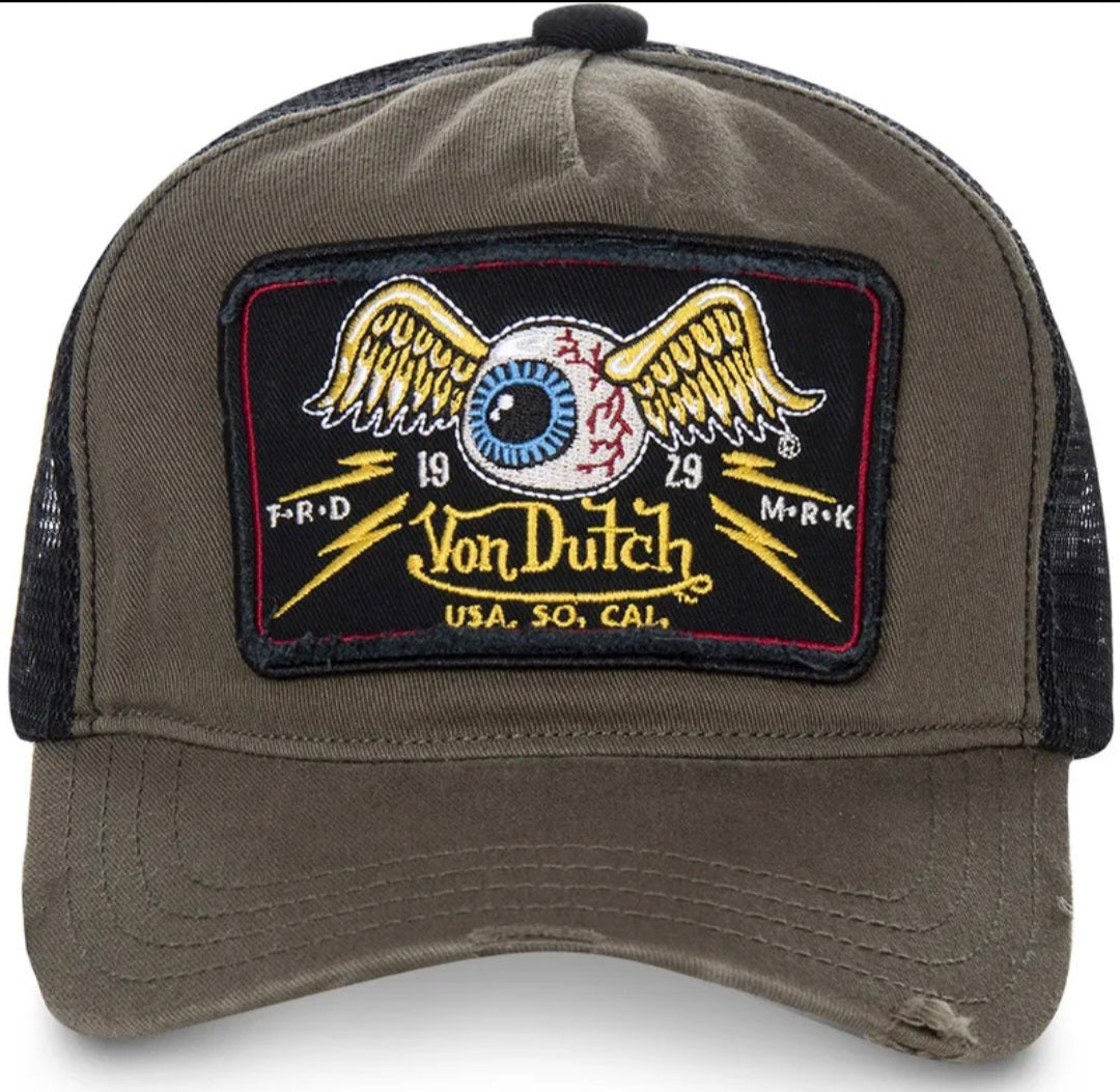 Gorra Trucker von dutch TRUCK06 – Marrón y Negra
