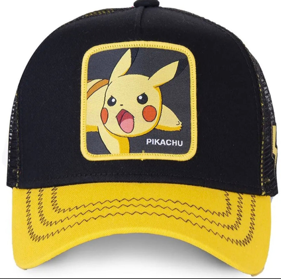 Gorra capslab pik6 Pikachu – Negra y Amarilla