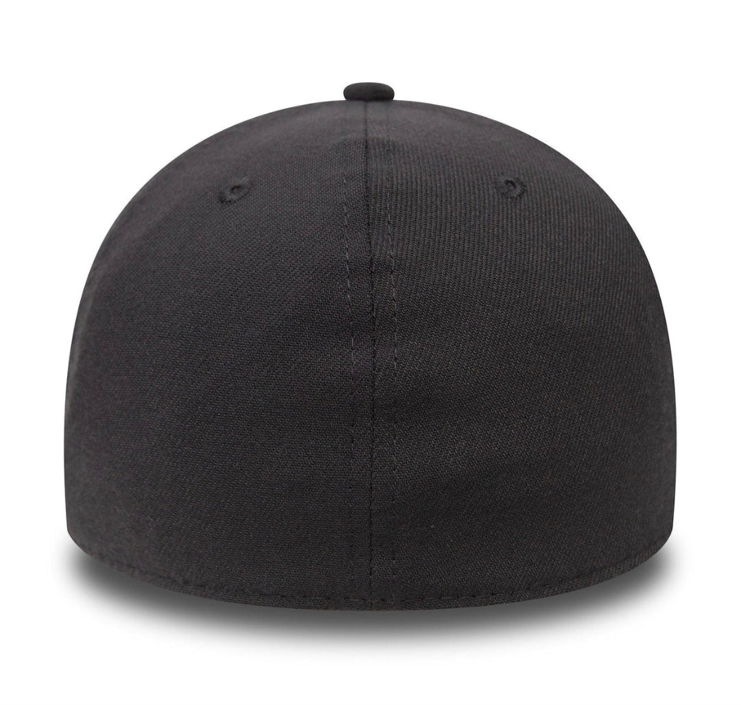 Gorra new era flag gris grafito (39THIRTY Stretch Fit) - cerrada