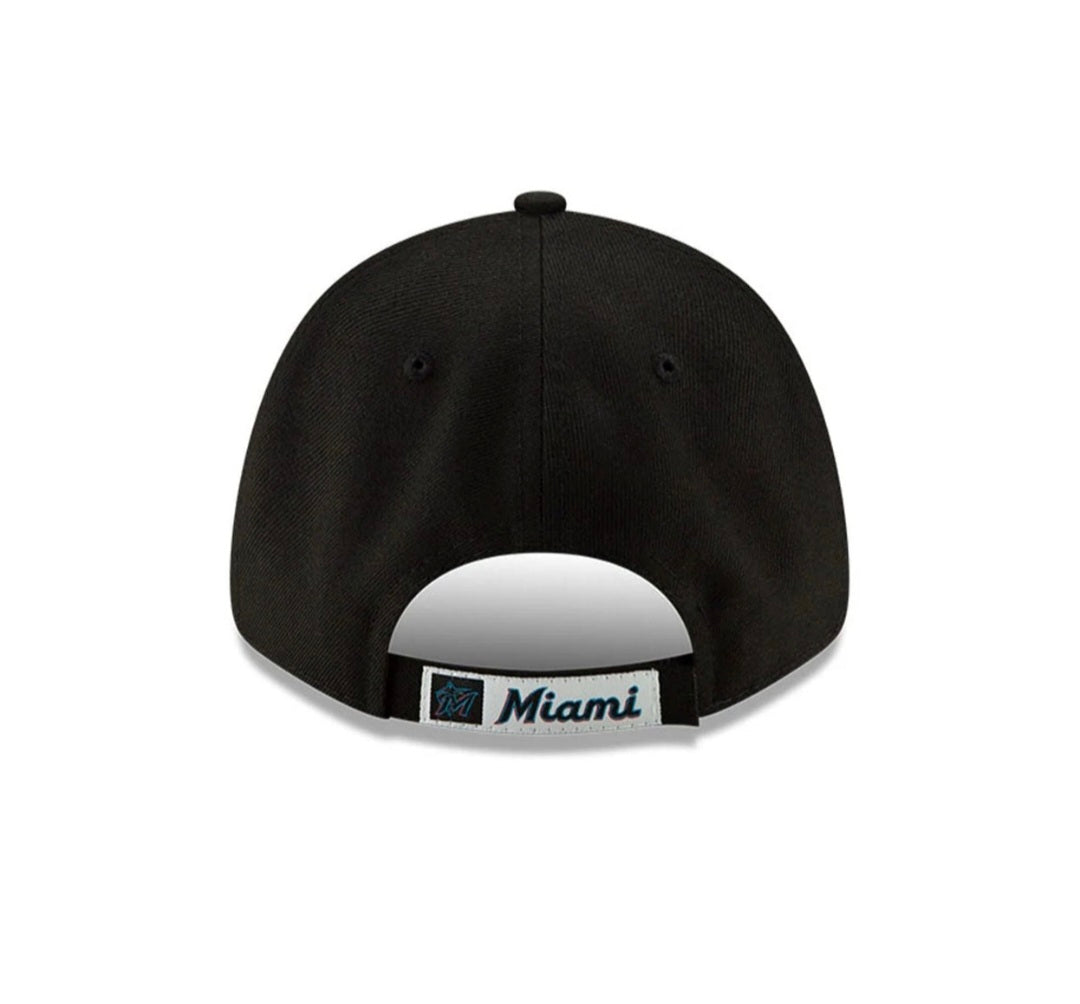 Gorra Miami Marlins 9FORTY Negra – Estilo, Pasión y Autenticidad
