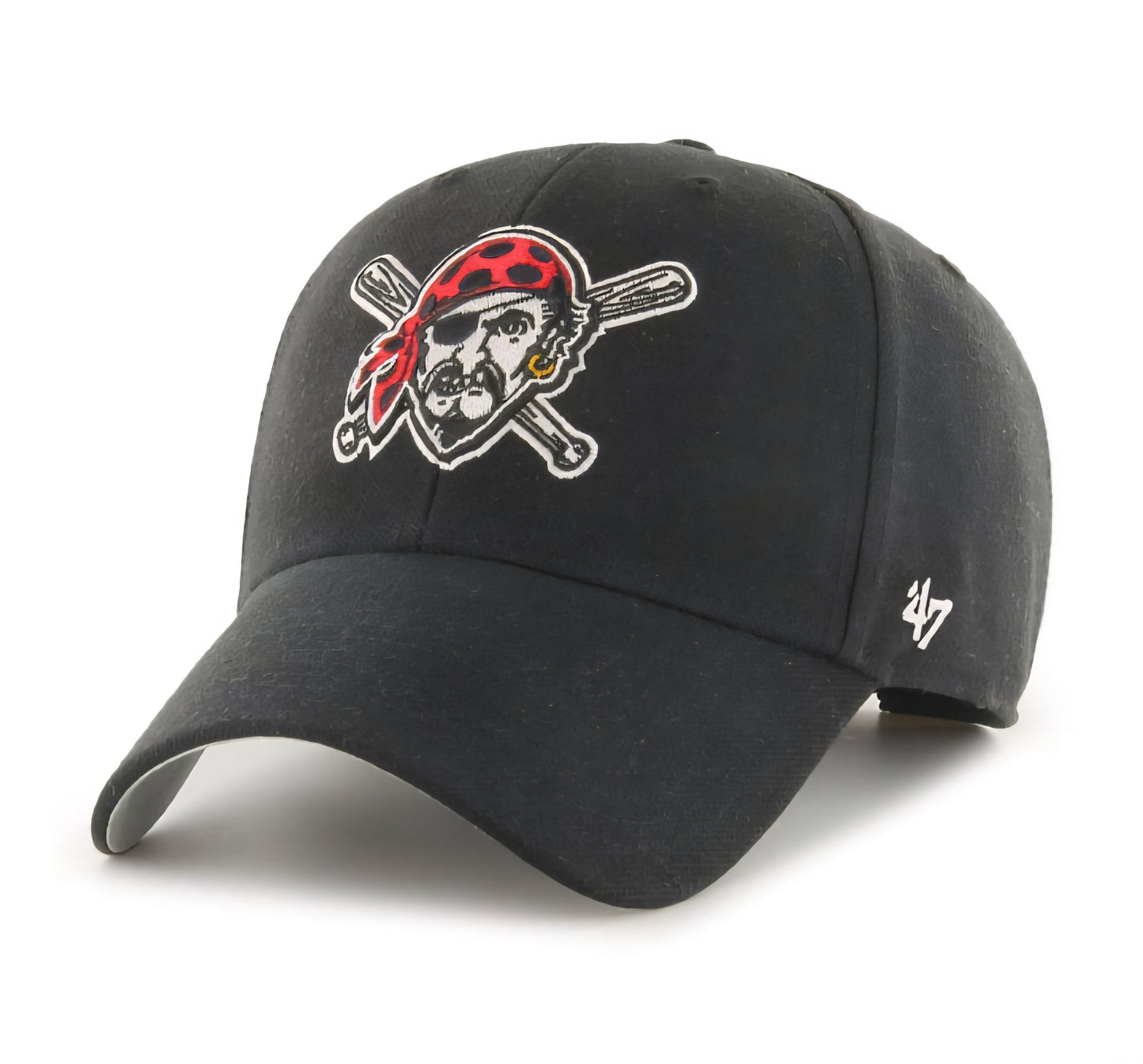 Gorra negra pirates con el pirata 47brand